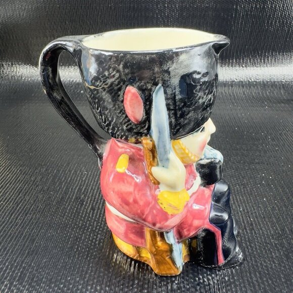 Vintage Shorter and Son England Guardsman Creamer Jug Toby Small Pitcher England - Picture 6 of 13